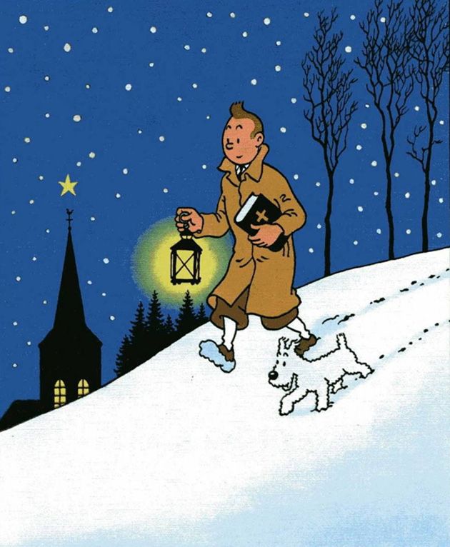 Best Art Ever (This Week) - 12.26.14 | Tintin, Tin tin cartoon, Comic art